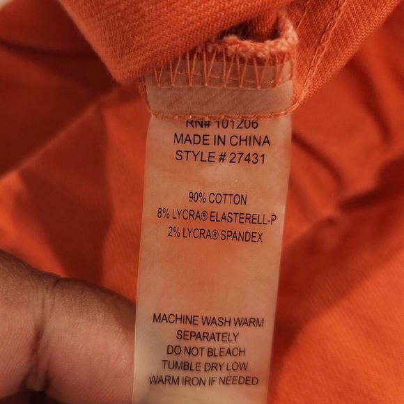 Soft Surroundings Coral Metro Pull On Pants Size L - Picture 7 of 10